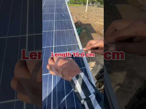 How to check solar panels watts by simple scale and calculator