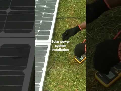 series and parallel connection of solar panels