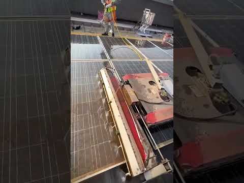 advanced tool for cleaning solar panels #shorts