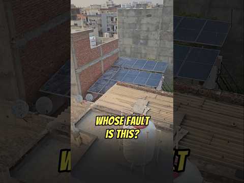 Zero Electricity Generation from Solar Panels #solarpanels #nobenefit