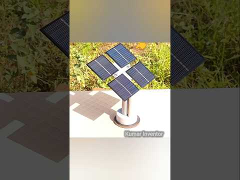 Amazing 360° Auto Rotating Solar Panels Making At Home || #shorts #ytshorts #experiment #lifehacks