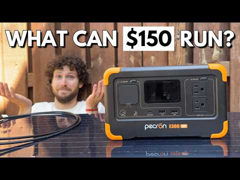 Dirt-Cheap Solar Generator Setup – What Can It Power?
