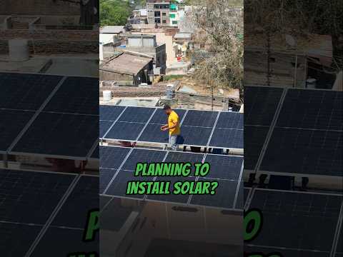 How To Clean Solar Panels? #solarpanels #freeelectricity