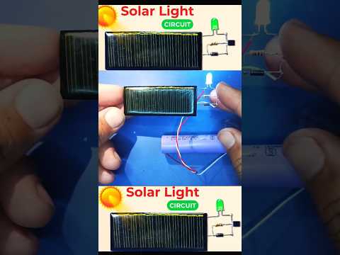 Automatic On Off Street Light With Solar Panel #automatic #solarlight #shorts