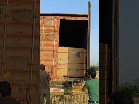 icon solar panel gadi loading material ⚡🌎 Ecozon solar pump material ⚡#youtubeshorts #shorts