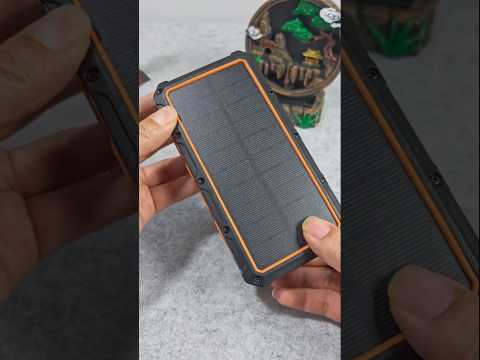 Solar Power Bank 🔥 #gadgets #ipl #trending #ytshorts #tech #review
