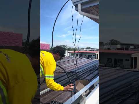 Pulling of Wires for Solar Panels