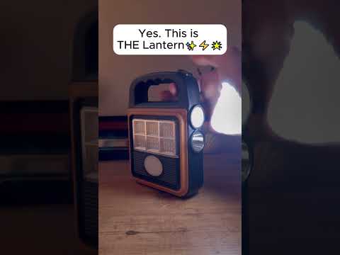 π Solar USB Rechargeable Power Bank Camping Lantern – Product Link in Bio ( # 1976 ) βͺ