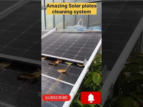 China’s Genius Solar Cleaning System – The Future of Clean Energy #sorts #viralvideo #trending
