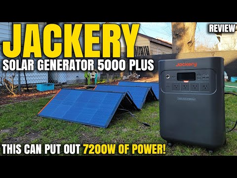Massive Power, Compact Size! | Jackery Solar Generator 5000 Plus Review