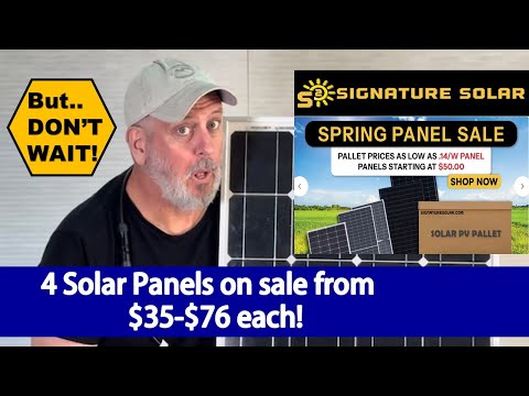 Don’t get Tarrified! Last chance to grab cheap solar panels??