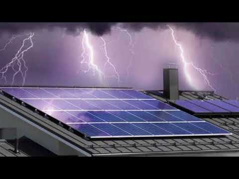 Solar panels in kashmir | awareness video | solar system | Linghtning | solar roof | kashmiri news