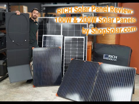 RICH Solar Panel Review: 100W & 200W Solar Panels by Shop Solar