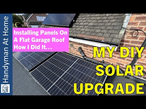 DIY Solar Power Upgrade – Installing Solar Panels On A Flat Garage Roof