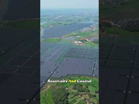 Millions of Solar Panels: How China Is Covering Mountains and Seas with Solar Energy #solarfarm