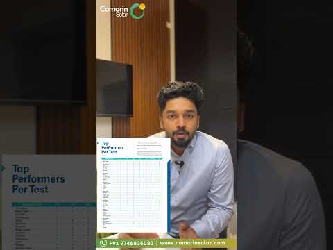 Top Solar Panels in India | PVEL Scorecard PV Module 2024 | TOP Performers #solar #solarpanels