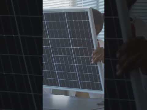 How do transparent solar panels work?