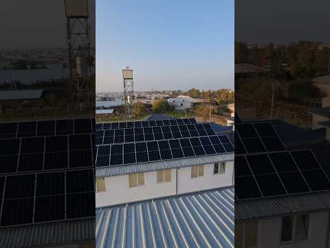 Solar panel plant