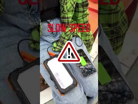 Solar energy makes charging speed up up up#solar #shorts