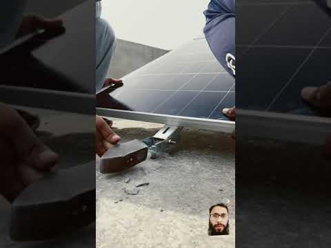 Solar panel installation #solarrepair #solarconverter #solar #electrician #renewableenergy