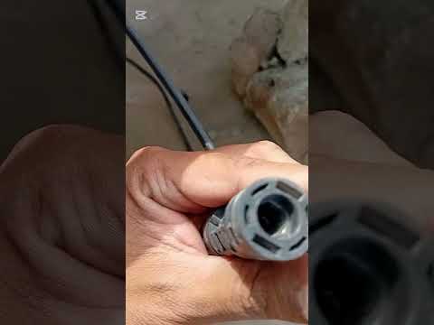 Bad quality of Mc4 solar connectors solar panel catch fire #viralshort  #solar @arslantech8596