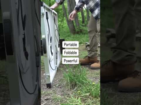 Best 200W Briefcase Panels: Portable, Foldable, Reliable Solar Panels #CampingGear #SolarPanel