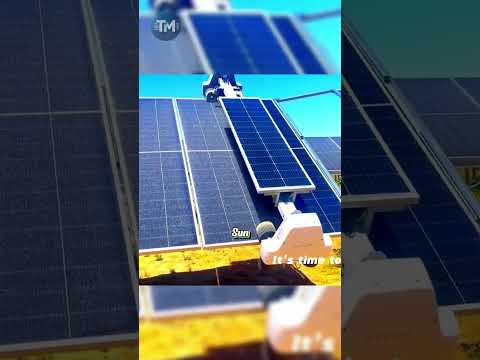 How China Clean Millions Of Solar Panels In Desert?