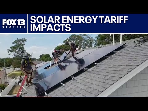 Trade wars cast clouds on US solar energy | FOX 13 Seattle