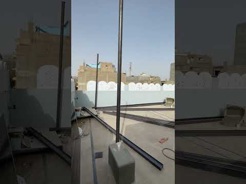 Jinko Bifacial 585W. 14 Solar Panel Structure 6.0 KW Solar System  #solarproject