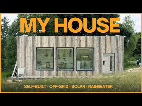 How I Built my Off-Grid Tiny House: Solar Panels, LiFePO4 Batteries & Rainwater Collection!