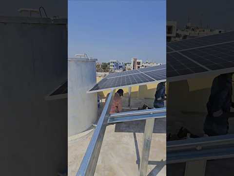 SOLAR PANEL WORK || @epinfo395 || #solarrepair #renewableenergy #solarconverter #solarenergy