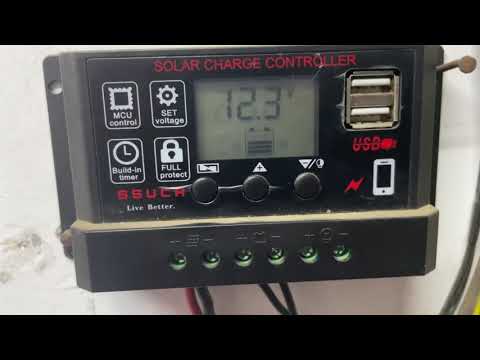 How to Connect Solar Panel to Battery and Inverter || Solar charge connection with Solar panel