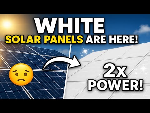 First WHITE Solar Panel in History?! This Changes Everything!