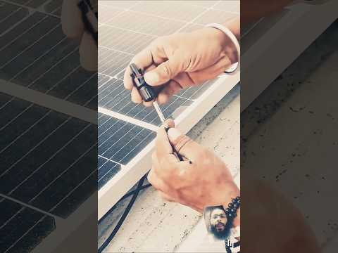 Solar panels installation #solarconverter #electrical #solarrepair #solarenergy #solartips