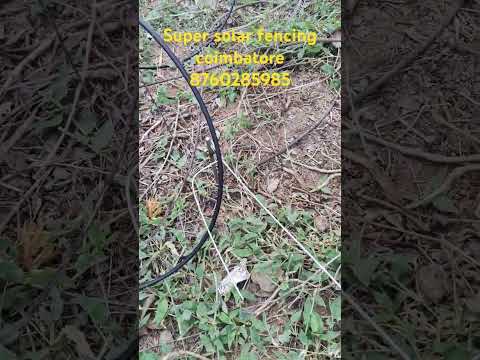 8760285985 super solar power fencing technology manufacturing company coimbatore Aalandurai