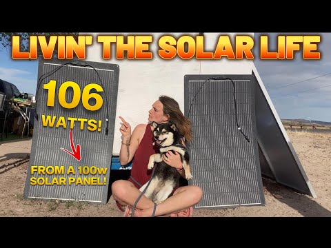 I Got CRAZY RESULTS From These 100w Flexible Solar Panels by Callsun