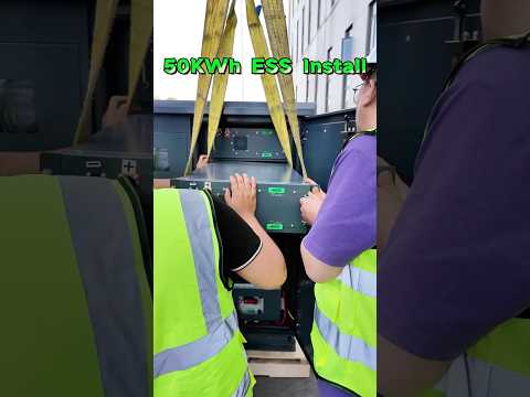 GeePower ESS solar energy storage system install,20KW hybrid inverter 50KWh lithium battery #battery