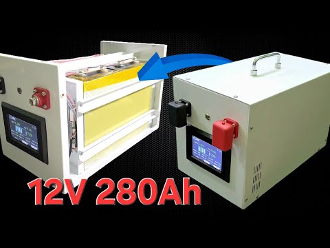 Build a 12V 280Ah Lifepo4 battery, JK BMS 200A For Solar Power, Mobihome, RV, Caravan, Camping