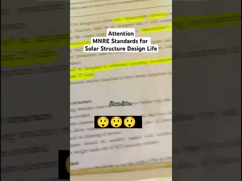 Solar Panels Mounting Structure MNRE guidelines #solarstructure #pmsuryagharmuftbijliyojana