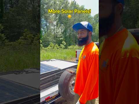 Thank you for the solar panels! @wecleansolarpanels_llc @ilmaokj we got 24 200 watt panels