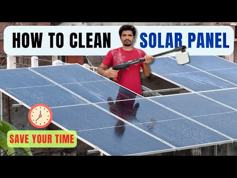 How To Clean Solar Panel ? || Solar Panel Cleaning Tips & Safety Guidelines ||