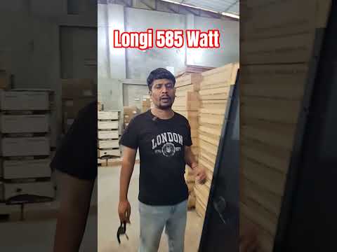 Longi 585 Watt Baifacial Mono Half Cut Solar Panels