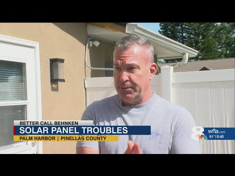 Solar panels sitting on ground for nine months, after paying for reinstallation