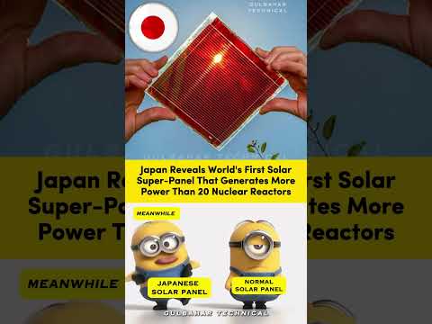 Japan’s Solar Super-Panel – 20x More Power Than Nuclear Reactors! 🇯🇵🔋
