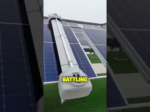 Cleaning solar panels just got a whole lot easier with robots!