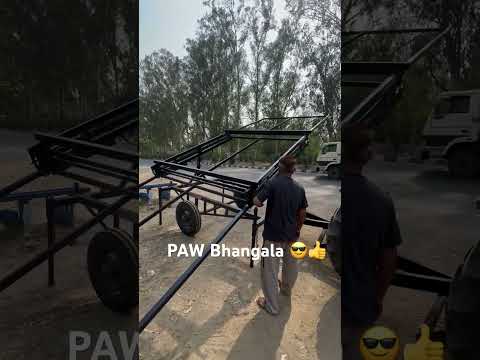 6 panels portable solar trolley 👍😇 #trendingshorts #farmmachinery #solar #2025