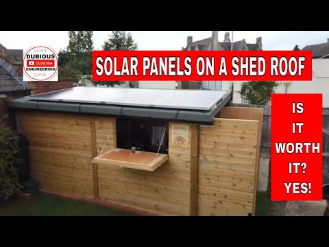 DuB-EnG: How to install Solar Panels on Garden Shed – IS IT WORTH IT? – YES – Let me explain!