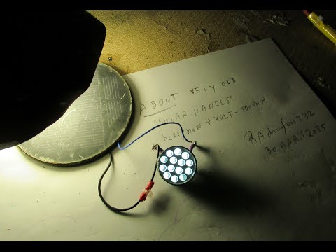 Do not throw away old solar panels, they can last for 30 or more years (demo & more, in description)