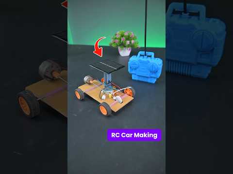 Solar Power+Remote Control Rc Car Making #shorts #rccar #remotecontrol
