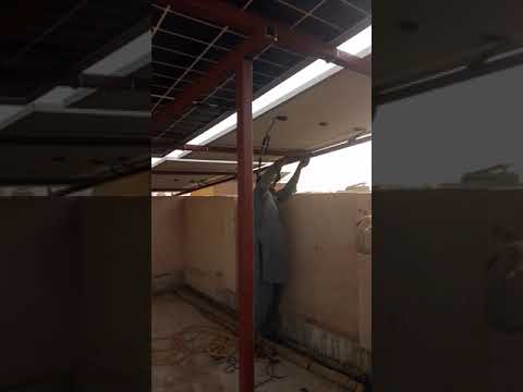 adjust solar panels on structure for 4 kw